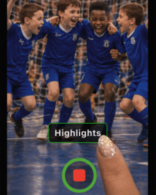 The Highlights button from the SpoiQ App Store picture